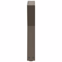 cm) vidaXL Coffee Table Legs 2 pcs Black 60x(30-31.3) cm Steel - natural, 38 x (42-43.3 - Additional view 5