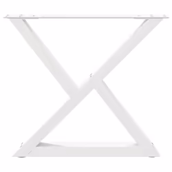 cm) vidaXL Coffee Table Legs 2 pcs White 38x(42-43.3) cm Steel - white, 50 x (42-43.3 - Additional view 4