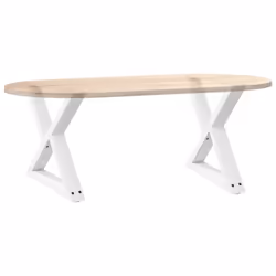 cm) vidaXL Coffee Table Legs 2 pcs White 38x(42-43.3) cm Steel - white, 50 x (42-43.3 - Additional view 7