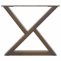 cm) vidaXL Coffee Table Legs 2 pcs Black 60x(30-31.3) cm Steel - natural, 50 x (42-43.3 - Additional view 4
