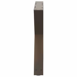 cm) vidaXL Coffee Table Legs 2 pcs Black 60x(30-31.3) cm Steel - natural, 50 x (42-43.3 - Additional view 5