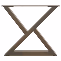cm) vidaXL Coffee Table Legs 2 pcs White 38x(42-43.3) cm Steel - natural, 60 x (42-43.3 - Additional view 4