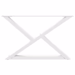 cm) vidaXL Coffee Table Legs 2 pcs Black 60x(30-31.3) cm Steel - white, 70 x (42-43.3 - Additional view 4