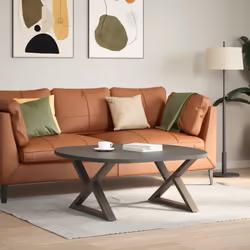 cm) vidaXL Coffee Table Legs 2 pcs Black 60x(30-31.3) cm Steel - natural, 70 x (42-43.3