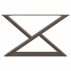 cm) vidaXL Coffee Table Legs 2 pcs Black 60x(30-31.3) cm Steel - natural, 70 x (42-43.3 - Additional view 4
