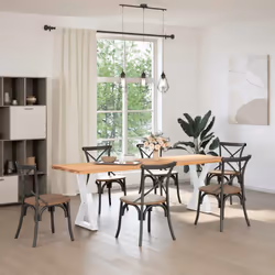 cm) vidaXL Coffee Table Legs 2 pcs Black 60x(30-31.3) cm Steel - white, 50 x (72-73.3 - Additional view 2