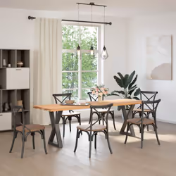 cm) vidaXL Coffee Table Legs 2 pcs Black 60x(30-31.3) cm Steel - anthracite, 50 x (72-73.3