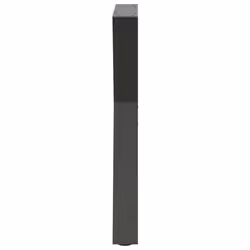 cm) vidaXL Coffee Table Legs 2 pcs Black 60x(30-31.3) cm Steel - anthracite, 60 x (72-73.3 - Additional view 5