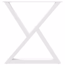 cm) vidaXL Coffee Table Legs 2 pcs Black 60x(30-31.3) cm Steel - white, 80 x (72-73.3 - Additional view 4
