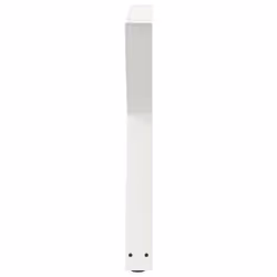 cm) vidaXL Coffee Table Legs 2 pcs Black 60x(30-31.3) cm Steel - white, 80 x (72-73.3 - Additional view 5