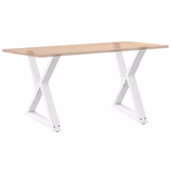 cm) vidaXL Coffee Table Legs 2 pcs Black 60x(30-31.3) cm Steel - white, 80 x (72-73.3 - Additional view 7