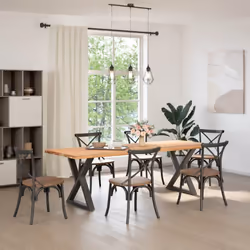 cm) vidaXL Coffee Table Legs 2 pcs Black 60x(30-31.3) cm Steel - anthracite, 80 x (72-73.3 - Additional view 2