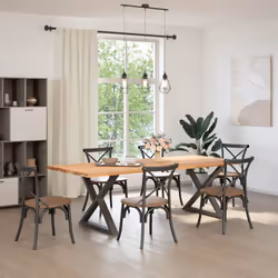cm) vidaXL Coffee Table Legs 2 pcs Black 60x(30-31.3) cm Steel - white, 90 x (72-73.3 - Additional view 2
