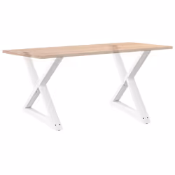cm) vidaXL Coffee Table Legs 2 pcs Black 60x(30-31.3) cm Steel - white, 90 x (72-73.3 - Additional view 7