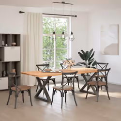 cm) vidaXL Coffee Table Legs 2 pcs Black 60x(30-31.3) cm Steel - anthracite, 90 x (72-73.3 - Additional view 2
