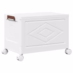 vidaXL Stackable Storage Box with Wheels Storage Container Stackable BinTruck - 48.5 x 29.5 x 33 cm - Additional view 6