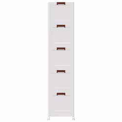 vidaXL Stackable Storage Box with Wheels Storage Container Stackable BinTruck - 64 x 40 x 179 cm - Additional view 5