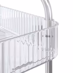 vidaXL Storage Trolley 2-Tier Transparent 37x28x43.5 cm Acrylic trolley - Additional view 6