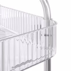 vidaXL Storage Trolley 3-Tier Transparent 37x28x68 cm Acrylic trolley - Additional view 6