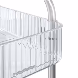 vidaXL Storage Trolley 4-Tier Transparent 37x28x95 cm Acrylic trolley - Additional view 6