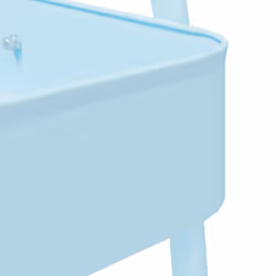 vidaXL Storage Trolley Service Trolley 3-Tier Utility Cart Storage Rack Steel - blue - Additional view 6
