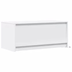 vidaXL Coffee Table with LED Lights Hallway Accent Side Table Engineered Wood - white - Additional view 7