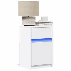 VidaXL 851998 nightstand/bedside table White