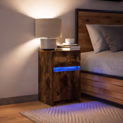 VidaXL 852006 nightstand/bedside table Oak - Additional view 4
