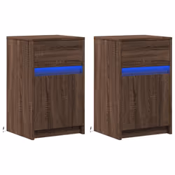 VidaXL 852011 nightstand/bedside table Oak