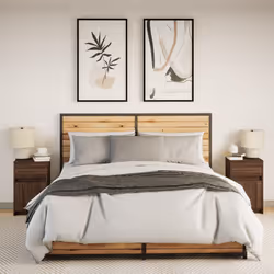 VidaXL 852011 nightstand/bedside table Oak - Additional view 5
