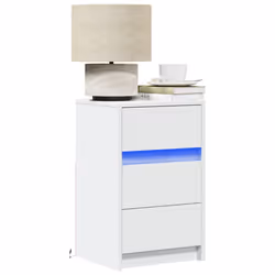 VidaXL 852012 nightstand/bedside table White