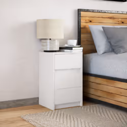 VidaXL 852012 nightstand/bedside table White - Additional view 4