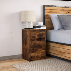 VidaXL 852016 nightstand/bedside table Oak - Additional view 4