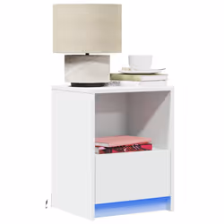 VidaXL 852020 nightstand/bedside table White