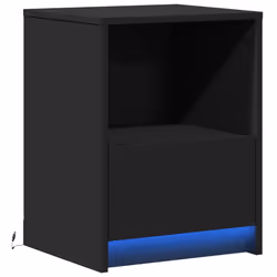 VidaXL 852021 nightstand/bedside table Black