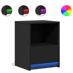 VidaXL 852022 nightstand/bedside table Black