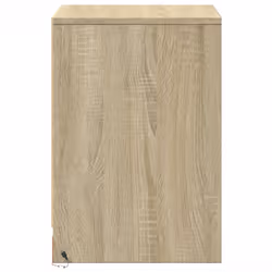 vidaXL Bedside Cabinet with LED Lights Bed Table Engineered Wood - sonoma oak, 1 pcs - Additional view 6