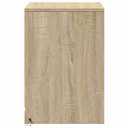 vidaXL Bedside Cabinet with LED Lights Bed Table Engineered Wood - sonoma oak, 2 pcs - Additional view 6
