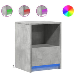 VidaXL 852026 nightstand/bedside table Concrete colour