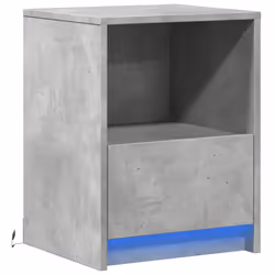 VidaXL 852026 nightstand/bedside table Concrete colour