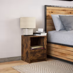 VidaXL 852027 nightstand/bedside table Oak - Additional view 4