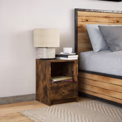 VidaXL 852028 nightstand/bedside table Oak - Additional view 4