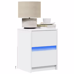 VidaXL 852034 nightstand/bedside table White