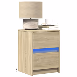 VidaXL 852037 nightstand/bedside table Oak