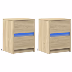 VidaXL 852038 nightstand/bedside table Oak
