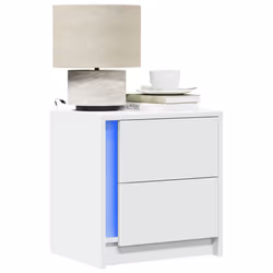 VidaXL 852048 nightstand/bedside table White