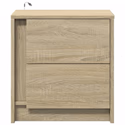 VidaXL 852052 nightstand/bedside table Oak - Additional view 6