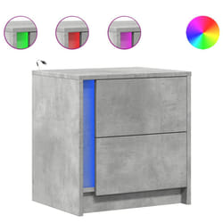 VidaXL 852054 nightstand/bedside table Concrete colour