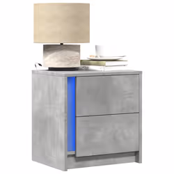 VidaXL 852054 nightstand/bedside table Concrete colour
