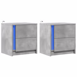 VidaXL 852054 nightstand/bedside table Concrete colour